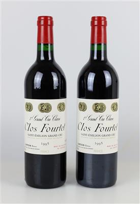 1995 Château Clos Fourtet, Bordeaux, 90 Falstaff-Punkte, 2 Flaschen - Víno a lihoviny