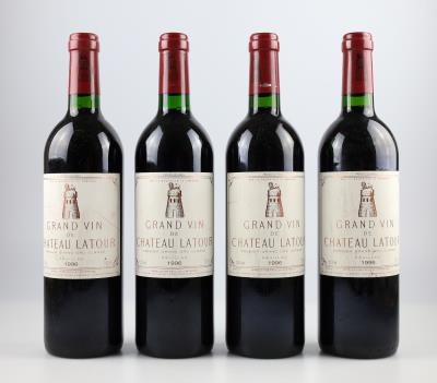 1996 Château Latour, Bordeaux, 97 Falstaff-Punkte 4 Flaschen - Víno a lihoviny