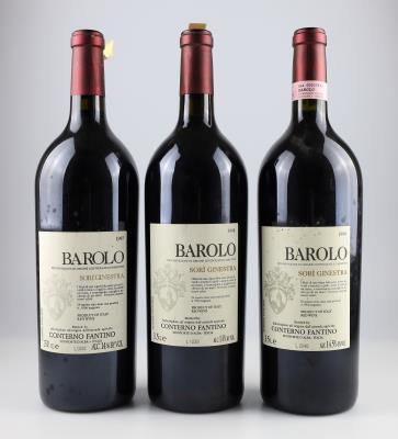 1997, 1998, 1999 Barolo DOCG Sorì Ginestra , Conterno Fantino, Piemont, 3 Flaschen Magnum - Die große Oster-Weinauktion powered by Falstaff
