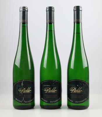 1999 Grüner Veltliner Loibner Berg Smaragd, Weingut F. X. Pichler, Wachau, 92 Cellar Tracker-Punkte, 3 Flaschen - Víno a lihoviny