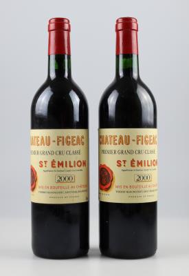 2000 Château Figeac, Bordeaux, 93 Falstaff-Punkte 2 Flaschen - Vini e spiriti
