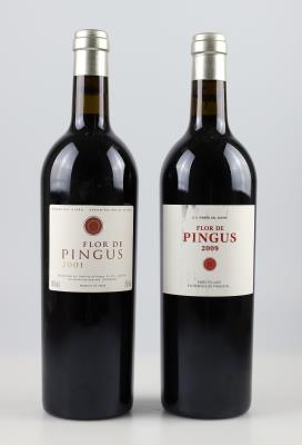 2001, 2009 Flor de Pingus Ribera del Duero DO, Dominio de Pingus, Kastilien-León, 93 Wine Enthusiast-Punkte und 95-98 Parker-Punkte, 2 Flaschen - Die große Oster-Weinauktion powered by Falstaff