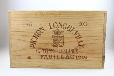 2002 Château Pichon Longueville Comtesse de Lalande, Bordeaux, 91 Cellar Tracker-Punkte, 6 Flaschen Magnum in OHK - Die große Oster-Weinauktion powered by Falstaff