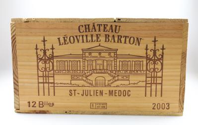 2003 Château Léoville Barton, Bordeaux, 96 Parker-Punkte, 12 Flaschen, in OHK - Vini e spiriti