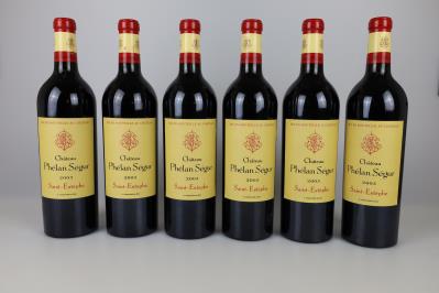 2003 Château Phélan Ségur, Bordeaux, 93 Wine Enthusiast-Punkte, 6 Flaschen, in OHK - Die große Oster-Weinauktion powered by Falstaff