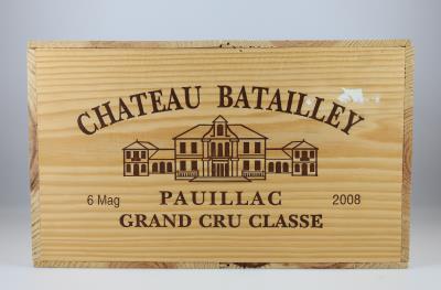 2008 Château Batailley, Bordeaux, 89 Cellar Tracker-Punkte, 6 Flaschen Magnum in OHK - Vini e spiriti