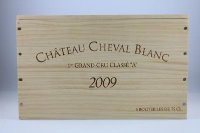 2009 Château Cheval Blanc, Bordeaux, 100 Parker-Punkte, 6 Flaschen, in OHK - Vini e spiriti