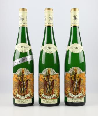 2010, 2010, 2013 Grüner Veltliner Ried Loibenberg Smaragd, Weingut Knoll, Wachau, 3 Flaschen - Vini e spiriti