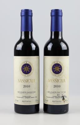 2010 Sassicaia Bolgheri DOC, Tenuta San Guido, Toskana, 97 Wine Enthusiast-Punkte, 2 Flaschen halbe Bouteille - Vini e spiriti