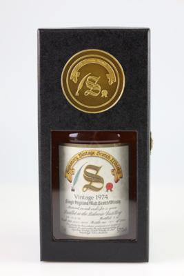 1974 The Balvenie Signatory Vintage Single Highland Malt Scotch Whisky, The Balvenie, Schottland, 0,75 l - Víno a lihoviny