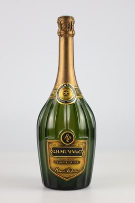1979 Champagne G.H. Mumm Cuvée R. Lalou Prestige Millésime Brut, Champagne, 94 Cellar Tracker-Punkte - Wines and Spirits powered by Falstaff