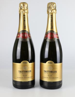1980 Champagne Taittinger Millésime Brut AOC, Frankreich, 2 Flaschen - Víno a lihoviny