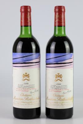 1980 Château Mouton Rothschild, Bordeaux, 91 Cellar Tracker-Punkte, 2 Flaschen - Vini e spiriti