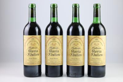 1982 Château Gloria, Bordeaux, 90 Cellar Tracker-Punkte, 4 Flaschen - Vini e spiriti