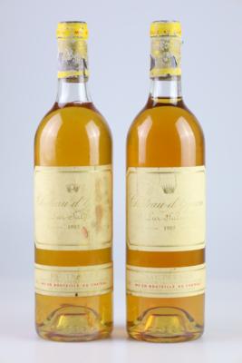 1985 Château d'Yquem, Bordeaux, 93 Cellar Tracker-Punkte, 2 Flaschen - Víno a lihoviny