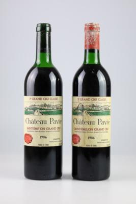 1986 Château Pavie, Bordeaux, 91 Cellar Tracker-Punkte, 2 Flaschen - Vini e spiriti