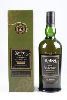 1990 Ardbeg Airigh Nam Beist Limited Release non chill-filtered Islay Single Malt Scotch Whisky, Ardbeg, Schottland, 0,7 l - Die große Herbst-Weinauktion powered by Falstaff