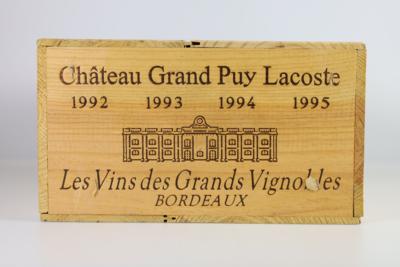 1992-1995 Château Grand-Puy-Lacoste, Bordeaux, 12 Flaschen, in OHK - Vini e spiriti