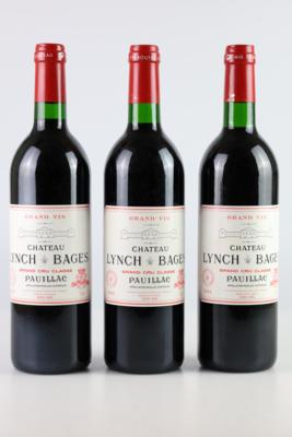 1994 Château Lynch-Bages, Bordeaux, 90 Cellar Tracker-Punkte, 3 Flaschen - Wines and Spirits powered by Falstaff