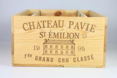 1995 Château Pavie, Bordeaux, 89 Cellar Tracker-Punkte, 6 Flaschen, in OHK - Vini e spiriti