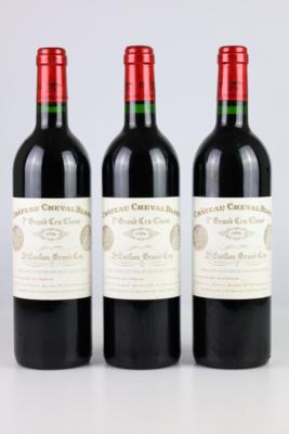 1996 Château Cheval Blanc, Bordeaux, 93 Cellar Tracker-Punkte, 3 Flaschen - Die große Herbst-Weinauktion powered by Falstaff