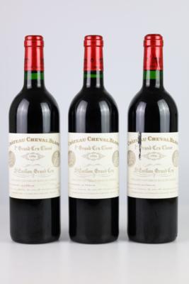 1996 Château Cheval Blanc, Bordeaux, 93 Cellar Tracker-Punkte, 3 Flaschen - Víno a lihoviny