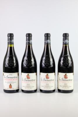 1998 (1 Fl.) - 2000 (2 Fl.) - 2001 (1 Fl.) Châteauneuf-du-Pape Rouge La Bernardine, M. Chapoutier, Rhône, 4 Flaschen - Víno a lihoviny