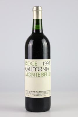 1998 Monte Bello, Ridge Vineyards, Kalifornien, 90 Cellar Tracker-Punkte - Víno a lihoviny