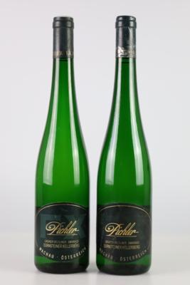 2000, 2001 Grüner Veltliner Ried Kellerberg Smaragd, Weingut F. X. Pichler, Niederösterreich, 93 Wine Spectator-Punkte, 2 Flaschen - Die große Herbst-Weinauktion powered by Falstaff