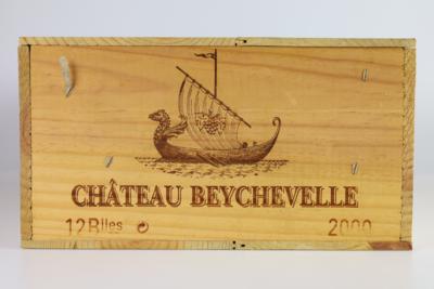 2000 Château Beychevelle, Bordeaux, 92 Falstaff-Punkte, 12 Flaschen, in OHK - Víno a lihoviny