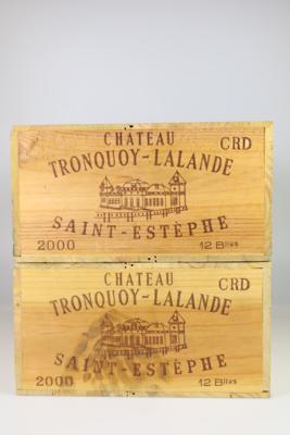 2000 Château Tronquoy-Lalande, Bordeaux, 87 Cellar Tracker-Punkte, 24 Flaschen, in OHK - Die große Herbst-Weinauktion powered by Falstaff