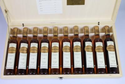 2000 Kracher Collection, Weinlaubenhof Kracher, Burgenland, 96 Parker-Punkte, 10 Flaschen halbe Bouteille in OHK - Víno a lihoviny