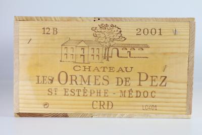 2001 Château Les Ormes de Pez, Bordeaux, 90 Cellar Tracker-Punkte, 12 Flaschen, in OHK - Die große Herbst-Weinauktion powered by Falstaff