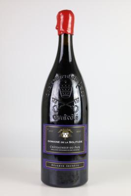 2007 Châteauneuf-du-Pape AOC Réserve Secrète, Domaine de la Solitude, Rhône, 99 Parker-Punkte, Doppelmagnum - Die große Herbst-Weinauktion powered by Falstaff