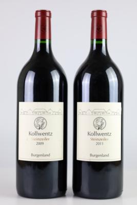 2009, 2011 Steinzeiler, Weingut Kollwentz, Burgenland, 94 und 95 Falstaff-Punkte, 2 Magnum - Vini e spiriti