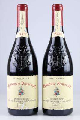 2009 Châteauneuf-du-Pape AOC Rouge, Château de Beaucastel, Rhône, 96 Wine Spectator-Punkte, 2 Flaschen - Vini e spiriti