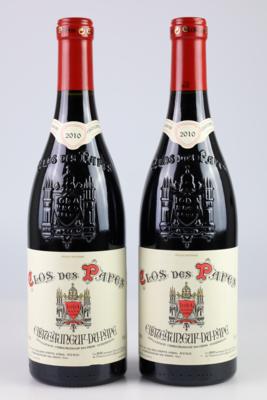 2010 Châteauneuf-du-Pape AOC Clos des Papes, Paul Avril, Rhône, 99 Parker-Punkte, 2 Flaschen - Wines and Spirits powered by Falstaff