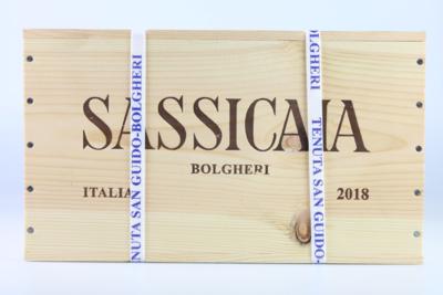2018 Sassicaia, Tenuta San Guido, Toskana, 98 Wine Enthusiast-Punkte, 6 Flaschen, in OHK - Víno a lihoviny