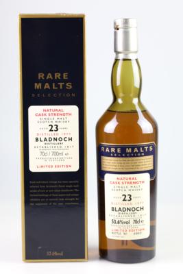 23 Years Old Rare Malts Selection Limited Edition Natural Cask Strength Bladnoch Single Malt Scotch Whisky, distilled in 1977, Diageo, Schottland, 0,7 l - Víno a lihoviny