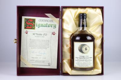 30 Years Old The Macallan Signatory Vintage Single Highland Malt Scotch Whisky, distilled in 1968, The Macallan Glenlivet, Schottland, 0,7 l - Vini e spiriti