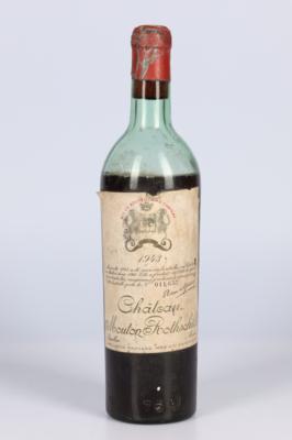 1943 Château Mouton Rothschild, Bordeaux, 88 Cellar Tracker-Punkte - Víno a lihoviny