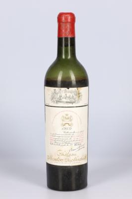 1949 Château Mouton Rothschild, Bordeaux, 97 Falstaff-Punkte - Víno a lihoviny