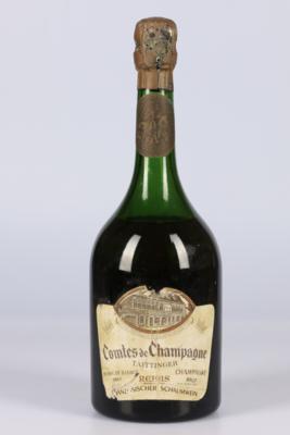 1961 Champagne Taittinger Comtes de Champagne Blanc de Blancs Brut, Champagne, 93 Cellar Tracker-Punkte - Die große Frühjahrs-Weinauktion powered by Falstaff