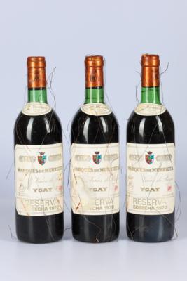 1970 Rioja DO Reserva Ygay, Marqués de Murrieta, La Rioja, 93 Falstaff-Punkte, 3 Flaschen - Víno a lihoviny