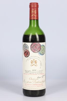 1978 Château Mouton Rothschild, Bordeaux, 92 Cellar Tracker-Punkte - Vini e spiriti