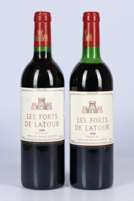 1980 Les Forts de Latour, Château Latour, Bordeaux, 2 Flaschen - Víno a lihoviny