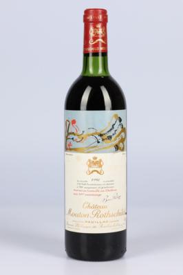 1981 Château Mouton Rothschild, Bordeaux, 91 Wine Spectator-Punkte - Vini e spiriti