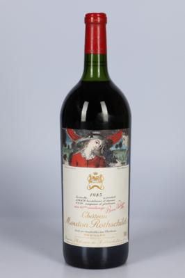 1985 Château Mouton Rothschild, Bordeaux, 95 Parker-Punkte, Magnum - Víno a lihoviny