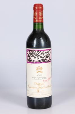 1988 Château Mouton Rothschild, Bordeaux, 92 Cellar Tracker-Punkte - Víno a lihoviny