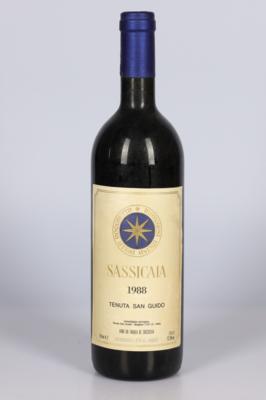 1988 Sassicaia, Tenuta San Guido, Toskana, 97 Wine Spectator-Punkte - Wines and Spirits powered by Falstaff